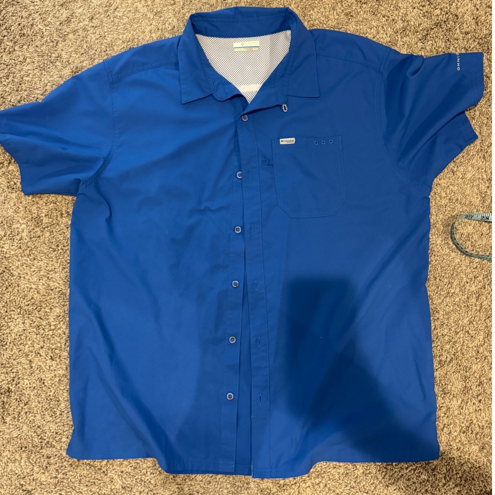 Columbia PFG‎ Performance Fishing Gear Button Down Short Sleeve Shirt